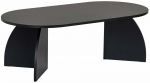 Kavos staliukas Nordure Melina, juodmedis sp., 60 cm x 120 cm x 40 cm