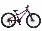 Vaiki&scaron;kas dviratis, kalnų Gust Rebex Active, violetinė sp., 24"