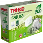 Indaplovių tabletės Tri-Bio Natural All in One, 25 vnt.