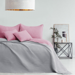Lovatiesė Restilo Softa, pale pink/pearl silver sp., 200 cm x 220 cm
