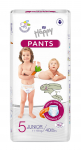 Sauskelnės-kelnaitės Happy Pants Junior, 5 dydis, 11 - 18 kg, 40 vnt.