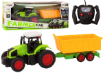 Rc traktorius Lean Toys Farmer, 1:16, žalia/oranžinė