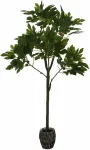 Dirbtinis augalas vazone, žalia sp., 160 cm