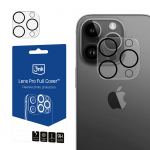 Kameros apsauginis stikliukas 3MK Lens Pro Full Cover, 9H