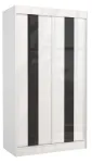 Spinta ADRK Karen, balta sp./juoda sp., 61 cm x 120 cm x 215 cm