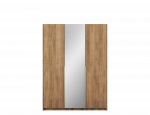 Spinta ADRK Alera III, aukso sp./artisan oak, 58 cm x 148 cm x 204 cm, su veidrodžiu