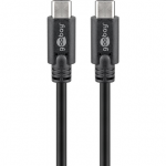 Kabelis Goobay 67975 USB Type-C, USB Type C, 0.5 m, juoda sp.