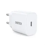 Adapteris Choetech USB Type-C, balta sp., 20 W