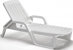 Lauko gultas Bica Zanzibar, balta sp., 190 cm x 71 cm x 46 cm