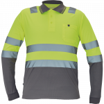 Darbiniai mar&scaron;kinėliai vyrams Cerva Leon HV, geltona/pilka, XXXXL dydis