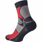 Kojinės vyrams Cerva Knoxfield Basic, juoda/raudona, 43-44 dydis