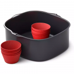 Priedas, kar&scaron;to oro gruzdintuvės kepimo rinkinys Philips HD9957/00