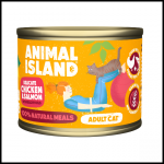 &Scaron;lapias kačių maistas Animal Island Chicken with Salmon, vi&scaron;tiena/la&scaron;i&scaron;a, 0.2 kg