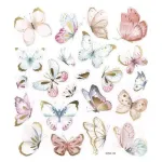 Lipdukas DallPrint Butterflies, vaiki&scaron;ki, 17 cm, 15 cm įvairių spalvų