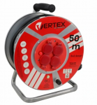 Ilgintuvas su rite Vertex, 2,5 mm&sup2;, 50 m, IP44, 4 lizdų