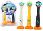 Vonios žaislų rinkinys, antis Lean Toys Catch, įvairių spalvų, 3 vnt.