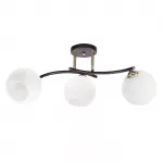 &Scaron;viestuvas lubų Candellux Lighting Calmo 33-51806, E27, 3 x 40 W, balta sp. / juoda sp.