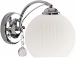 &Scaron;viestuvas sieninis Candellux Lighting Sandrine 21-52094, E27, 1 x 40 W, balta sp. / sidabro sp.