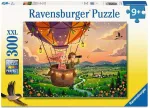Dėlionė Ravensburger Cozy Sunset Sky Ride, 36 cm x 49 cm, 300 vnt., įvairių spalvų