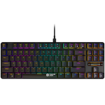 Laidinė žaidimų klaviatūra Canyon Cometstrike TKL GK-50 Cherry MX Red, EN/RU, juoda sp.