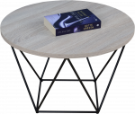 Kavos staliukas ADRK Liam, ąžuolo sp., 55 cm x 55 cm x 37 cm