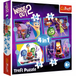 Dėlionė Trefl Disney Inside Out 2, 20.5 cm x 28.5 cm, 207 vnt., įvairių spalvų