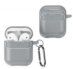 Ausinių dėklas Mocco Apple Airpods/Airpods 2, pilka