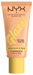 Skystas makiažo pagrindas NYX Professional Makeup Buttermelt Glaze, SPF 30, whipped butta sp., 01, 30 ml