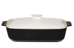 Keramikinis kepimo indas Maku, juoda sp., 37 cm x 22 cm, 3 l