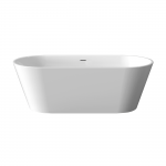 Vonia, laisvai pastatoma Invena Limnos AN-00-120-M, 170 cm x 75 cm x 58 cm, ovalas, balta sp.