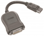 Adapteris Lenovo DisplayPort - DVI-D Displayport, DVI-D, juoda