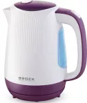 Elektrinis virdulys Brock, 1.7 l, balta sp./violetinė sp.