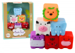 Vonios žaislų rinkinys Lean Toys Animals, įvairių spalvų, 6 vnt.