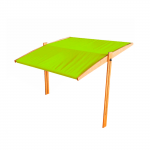 Smėlio dėžės uždangalas 4IQ, 140 x 140 cm, žalia sp., 7 kg