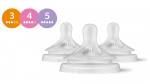 Čiulptukas buteliukui Philips Avent Natural Response SCY960/03, 0 mėn., skaidri sp.
