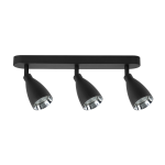 &Scaron;viestuvas lubų Light Prestige Campana, GU10, 3 x 8 W, juoda sp.