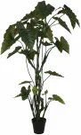 Dirbtinis augalas vazone, žalia sp./rusva sp., 220 cm
