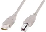 Laidas Logilink USB A to USB B USB 2.0 A male, USB 2.0 B male, 5 m, pilka sp.