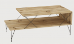 Kavos staliukas Kalune Design Loire, ąžuolo sp., 100 cm x 50 cm x 40 cm