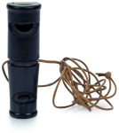 Žaislas &scaron;uniui, treniravimui Beeztees Whistle, 7 cm, juoda sp., M