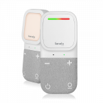 Mobili auklė Lionelo Babyline 2.2, balta sp./pilka sp.