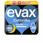 Higieniniai įklotai Evax Cottonlike, Night, 26 vnt.