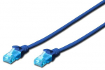 Laidas Digitus CAT 5e UTP RJ-45 8P8C, RJ-45 8P8C, 3 m, mėlyna