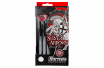 Smiginių priedai, strėlytės Harrows Eric Bristows Silver Arrows 26gR, sidabro sp., 3 vnt.
