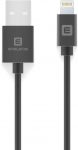 Laidas Evelatus MFI07, USB/Apple Lightning, 200 cm, juoda sp.
