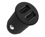 Automobilinis įkroviklis Krux KRX0066, 2 x USB, juoda sp., 24 W