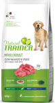 Sausas &scaron;unų maistas Natural Trainer Adult Maxi Beef, jautiena/ryžiai, 12 kg
