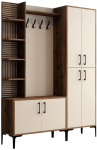 Prie&scaron;kambario baldų komplektas Kalune Design Viyana DA, vidaus, kreminė sp./rie&scaron;uto sp.