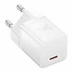 Adapteris Baseus GaN5 30W Mini, USB Type C, balta sp., 30 W