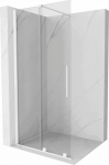 Du&scaron;o sienelė Mexen Walk-In Velar, 80 cm x 200 cm, balta sp.